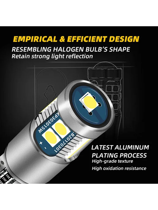 LUCKZHE 2 x LED T10 W5W White для VW Amarok Bora Caddy EOS Golf Jett, белый, фото 4