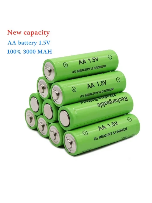 4 щелочные батарейки AA 1.5В Черный, черный, фото 6