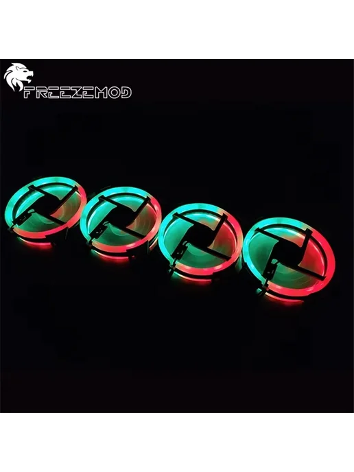 Arikatong FREEZEMOD Aurora Rainbow RGB вентилятор 12 см 1pcs only fan, 1 шт, фото 5