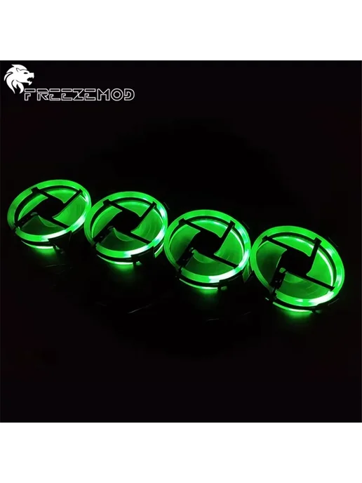 Arikatong FREEZEMOD Aurora Rainbow RGB вентилятор 12 см 1pcs only fan, 1 шт, фото 6
