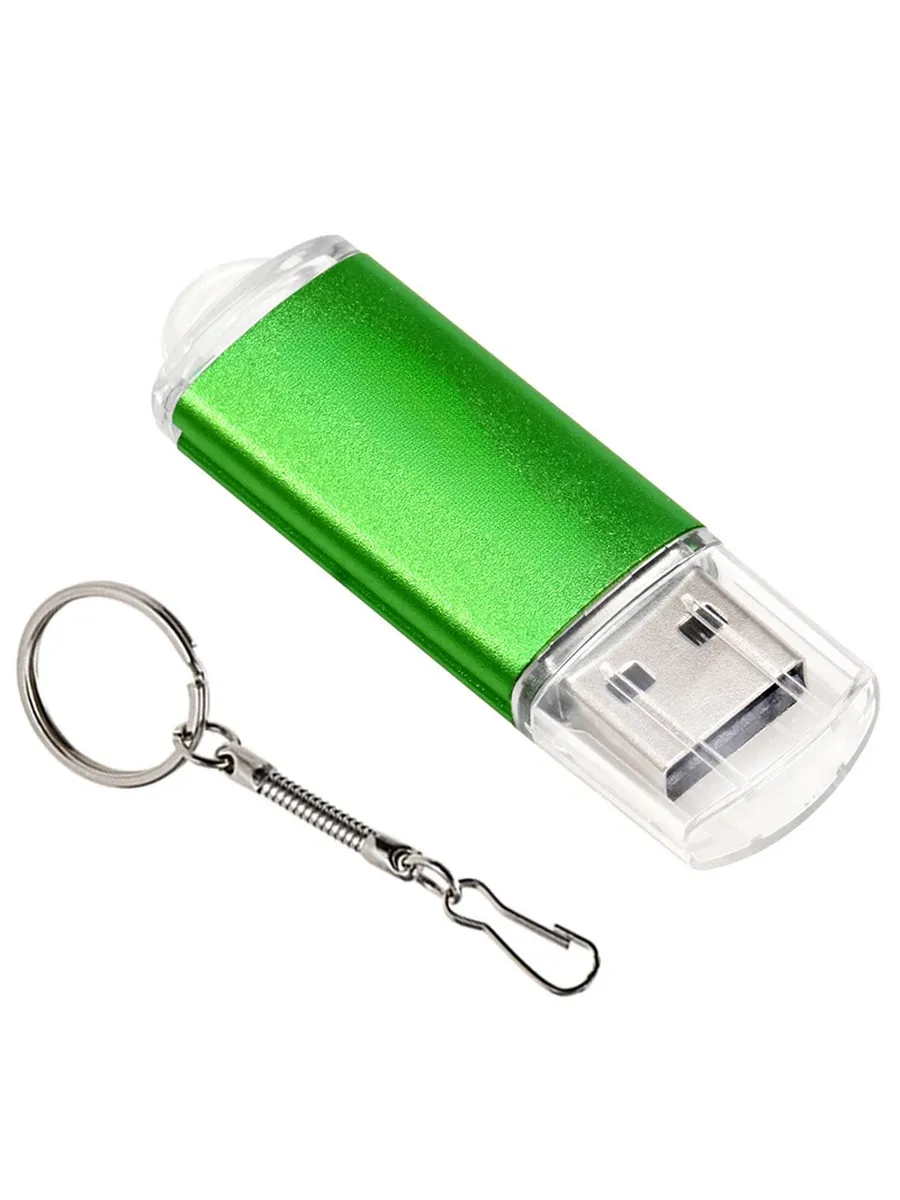 Зеленая флешка JASTER 4 ГБ USB 2.0