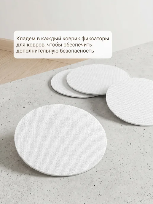 Lanima di casa Коврик пушистый 50х80 для ванной и туалета, 50x80, фото 3