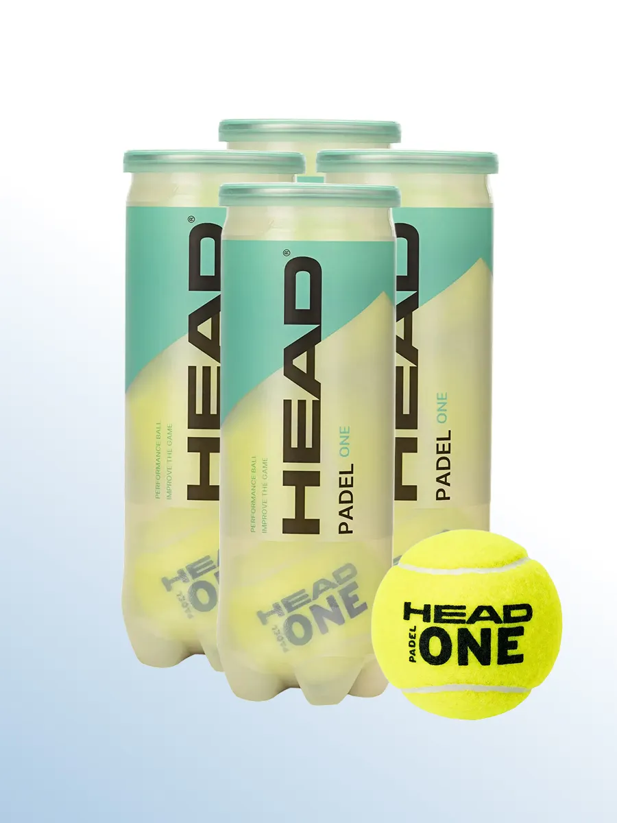 Мячи для падел тенниса HEAD Padel One, 12 шт. (4х3 шт.)