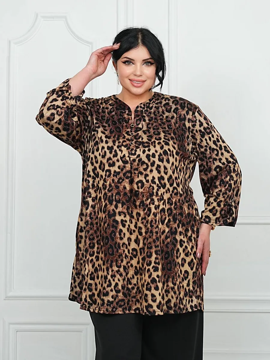 Блузка больших размеров на каждый день plus size
