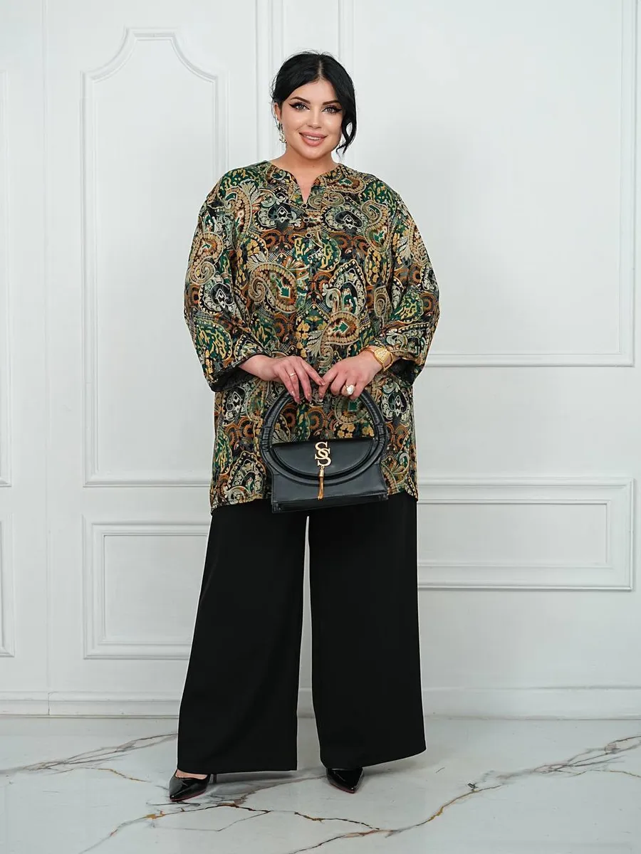 Блузка больших размеров на каждый день plus size