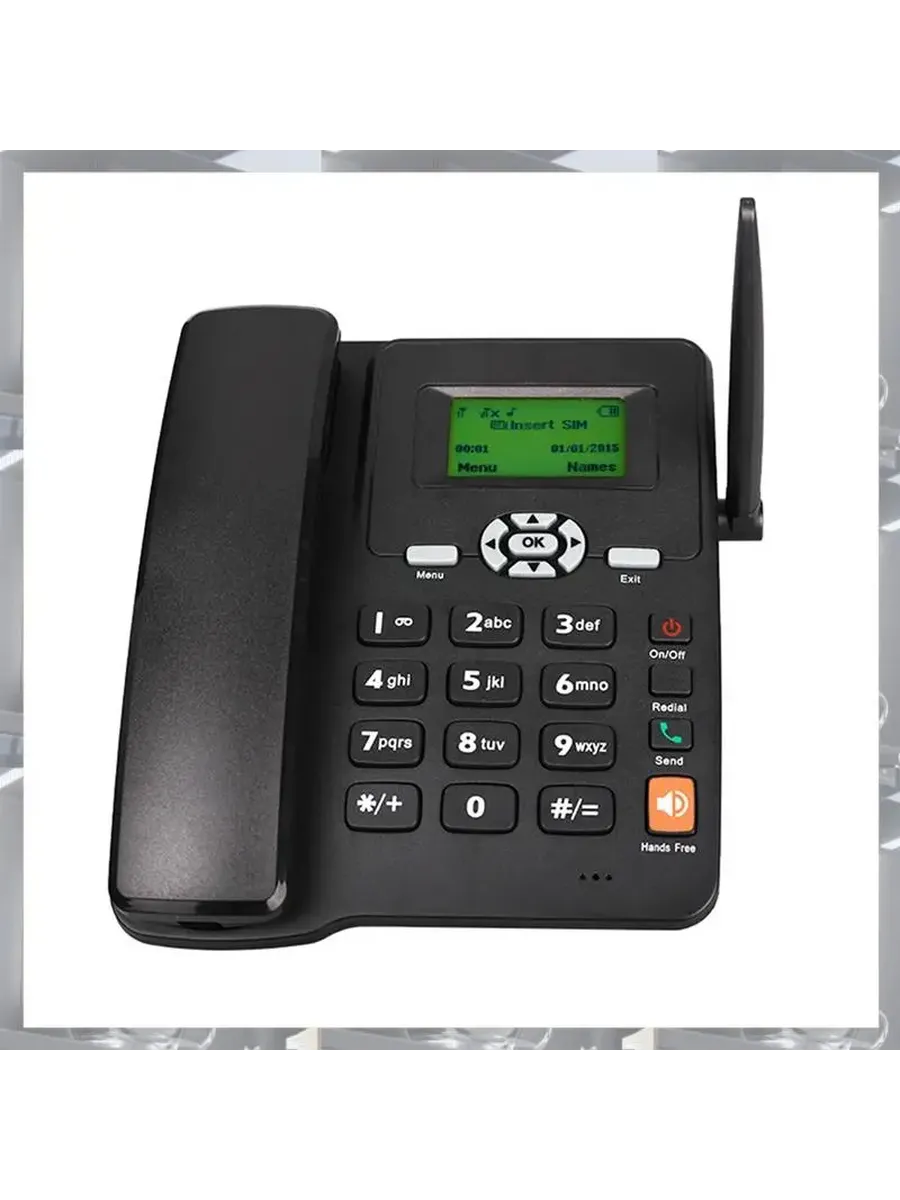 Беспроводной телефон GSM 2G для двух SIM-карт