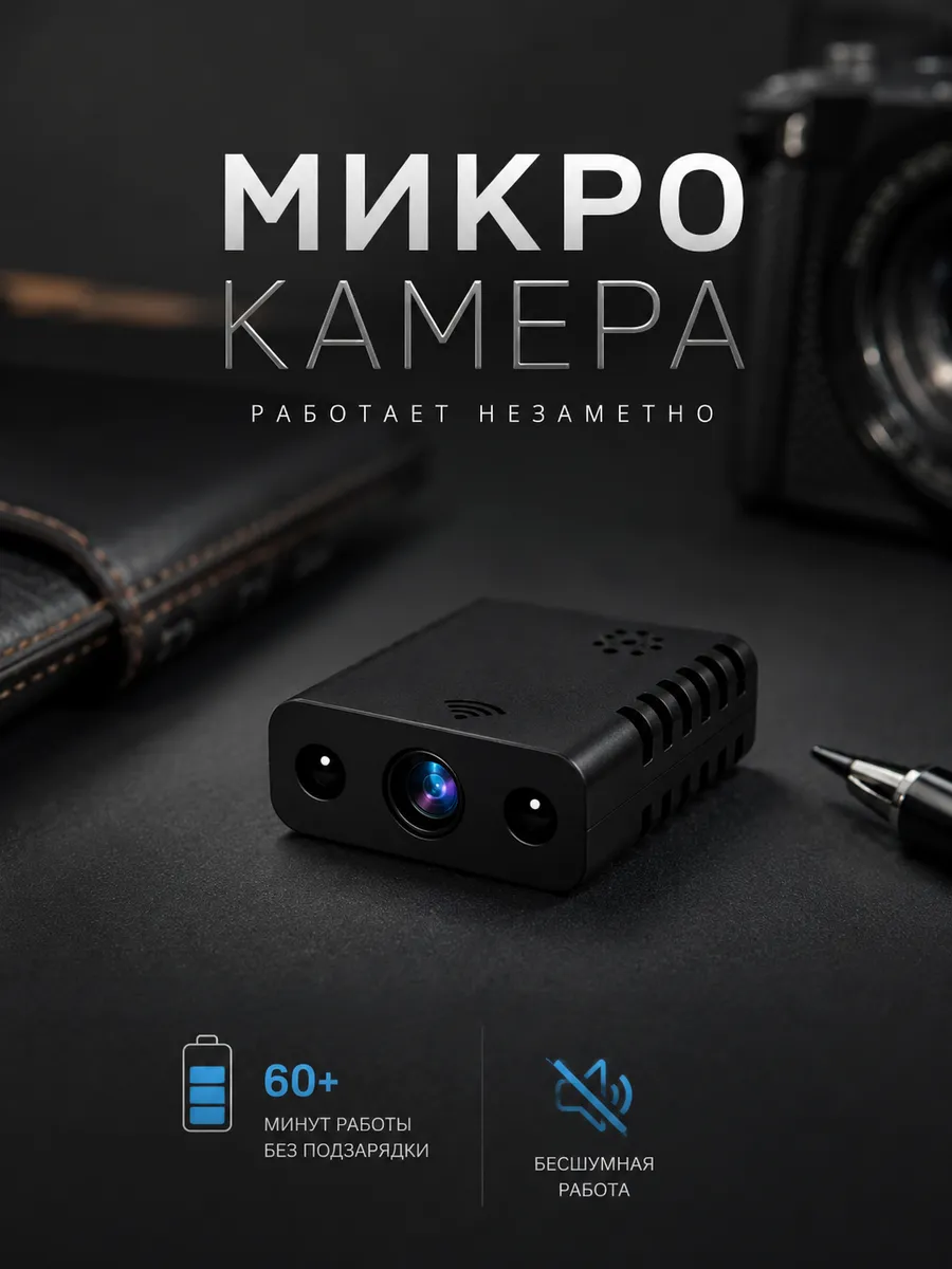 Мини камера видеонаблюдения Wi-Fi