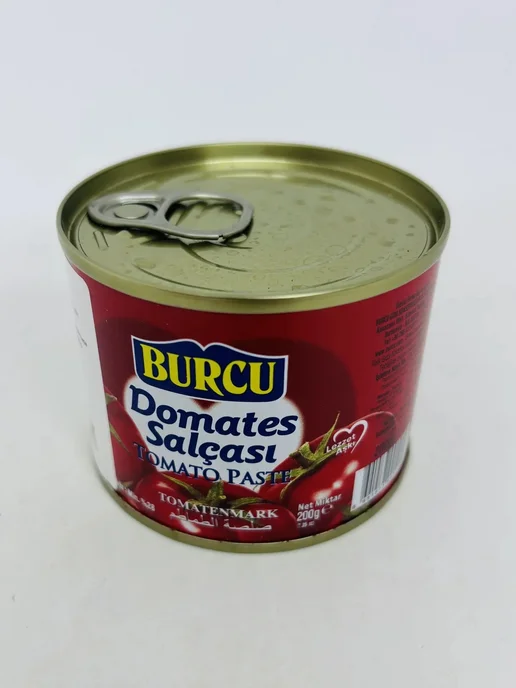 Burcu Томатная паста Tomato 2 шт по 200 гр, 2 шт, 200 г, фото 2