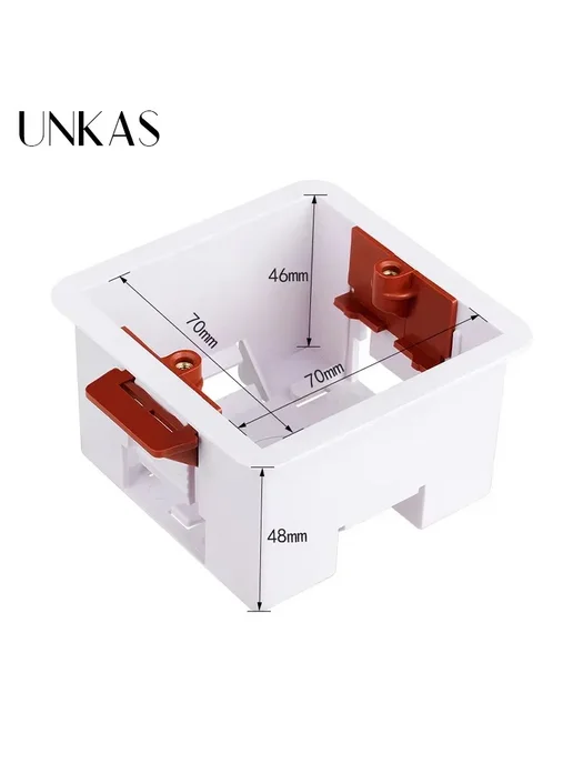 UNKAS Коробка монтажная 86MB-46 для выключателя розетки, цве, вариант, фото 4