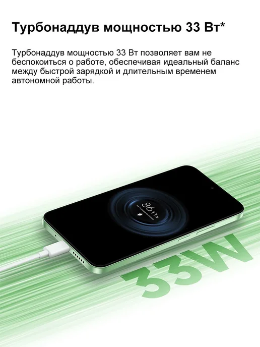 Смартфон Xiaomi Redmi 15 4/128 ГБ, зеленый, фото 7