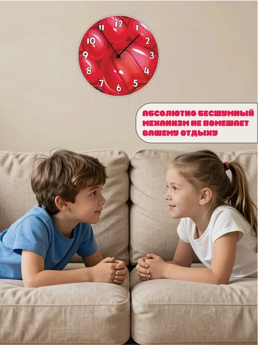Пиксель Плэйс Часы Настенные Часы настенные детские Зверополис лапка, вариант, фото 7