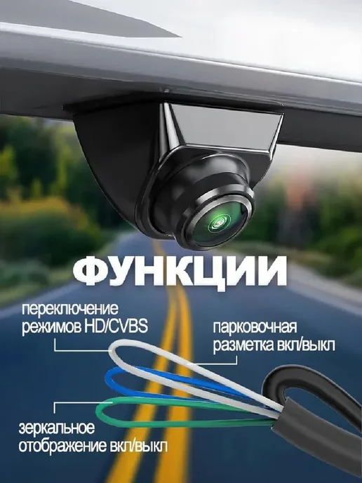 Камера заднего вида AHD 360° для автомобиля, вариант, фото 8