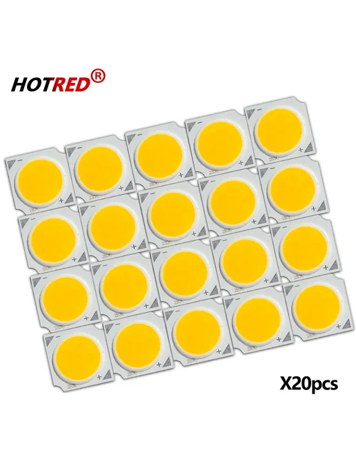 HotRed 20 шт. LED COB 5W Neutral White 4000K, 20 шт, 5 Вт, фото 2