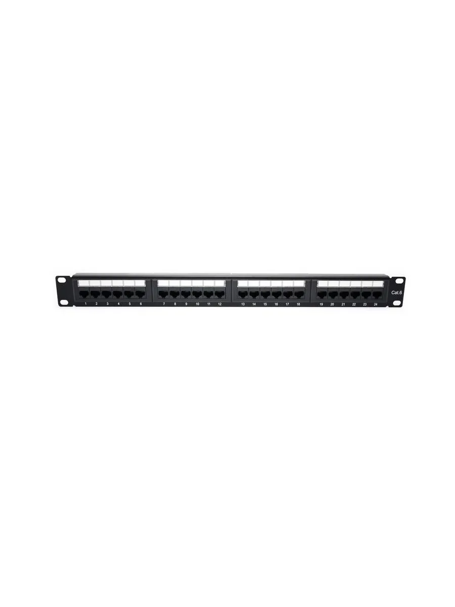 Патч-панель TOKOV ELECTRIC 19" 1U кат.6 24 порта
