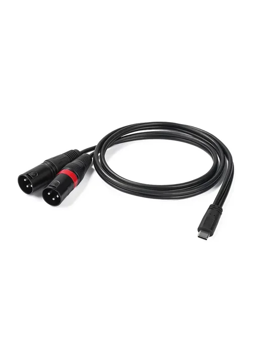 CY F-150 USB C к двойному аудиокабелю XLR, вариант, фото 2