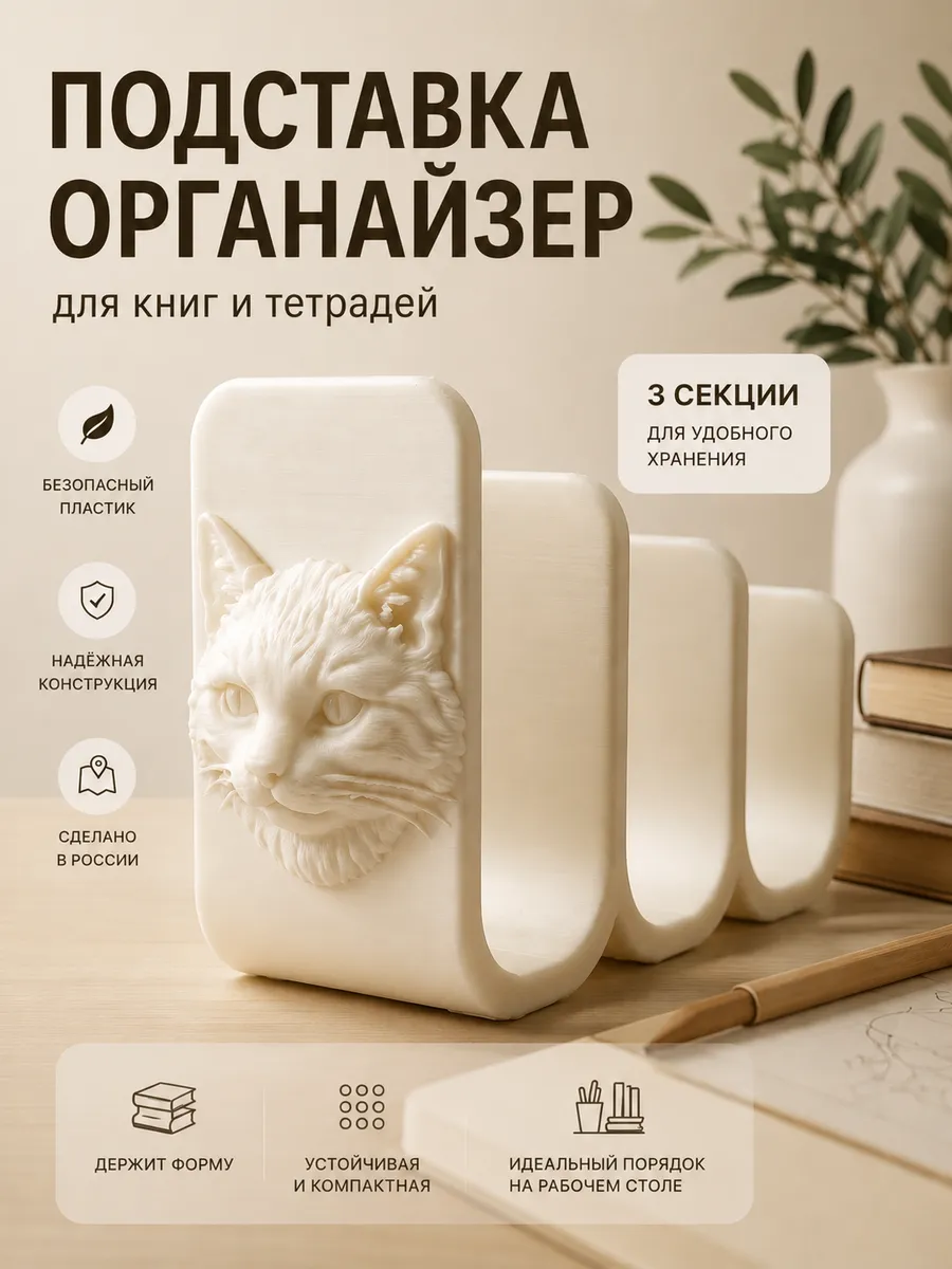 Органайзер подставка для книг, учебников и тетрадей