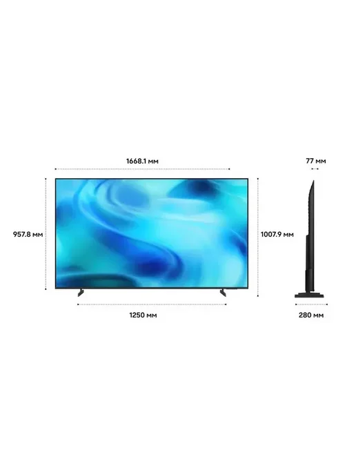 Samsung Телевизор UE75U8000HUXPY 75" Кристалл UHD 4K Смарт (2026), черный, фото 7