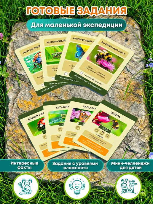 Игромарт Набор для изучения насекомых с сачком, зеленый, фото 2