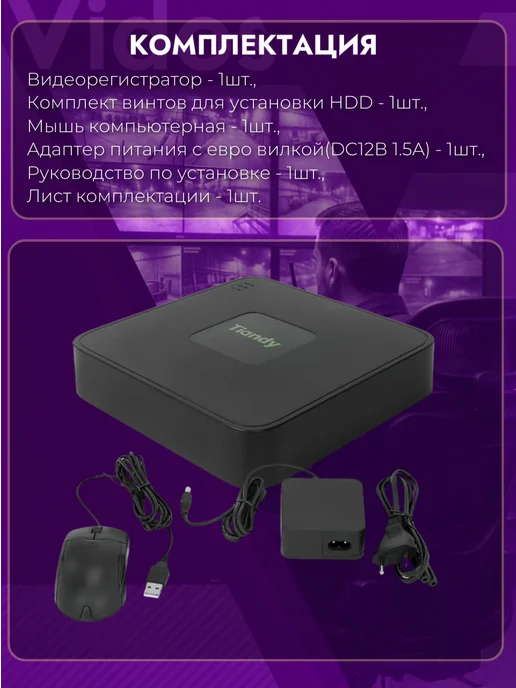 TIANDY TC-R3110 I B L Eu V1.1 видеорегистратор, вариант, фото 3