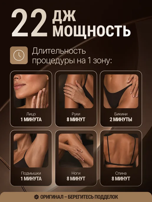 Luverance Фотоэпилятор лазерный удаления волос профессиональный 22 Дж, белый, фото 2