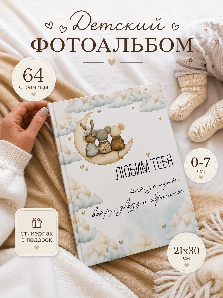 Фотоальбом для новорожденных