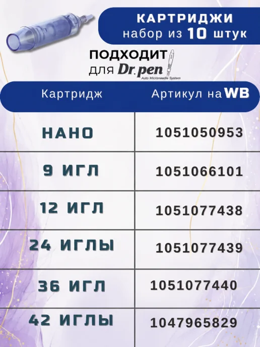Картридж 9 игл для аппарата мезотерапии дермапен, 5 шт, 5 шт, фото 7