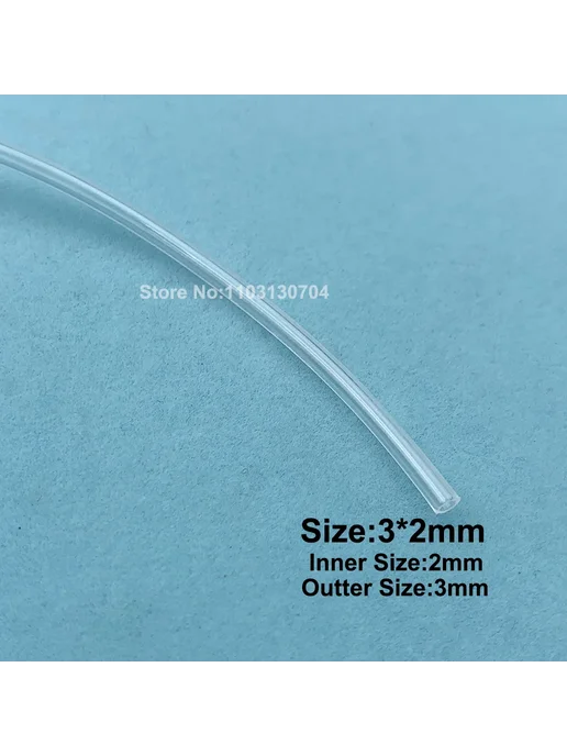 HWYKJM Трубка для чернил 20 м Clear 3X2mm, 20 м