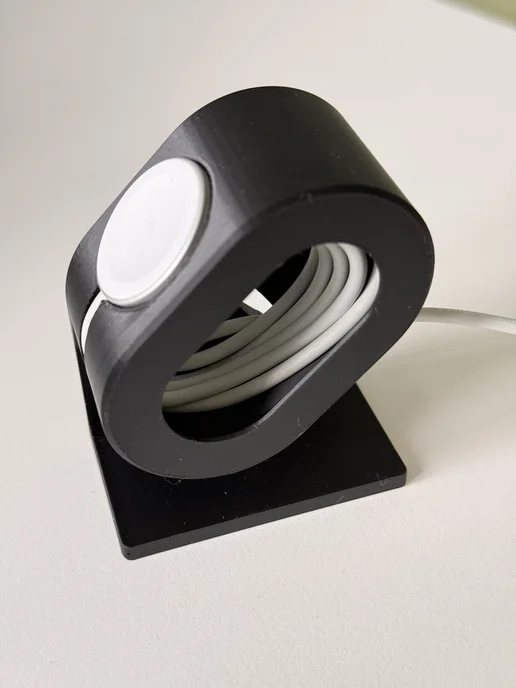 3D Dom Подставка для зарядки Apple Watch док-станция, черный, фото 2