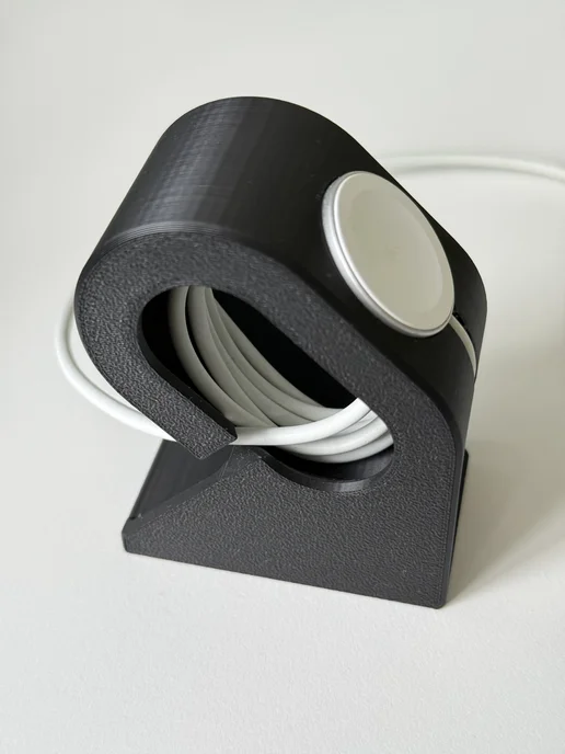 3D Dom Подставка для зарядки Apple Watch док-станция, черный, фото 3