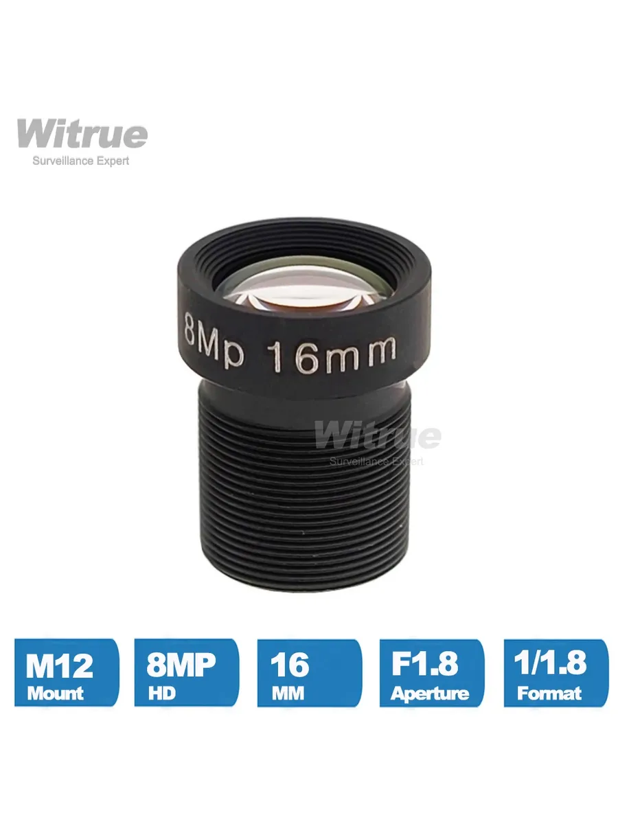 Объектив Witrue HD 4K 8 Мп 16 мм для экшн-камеры
