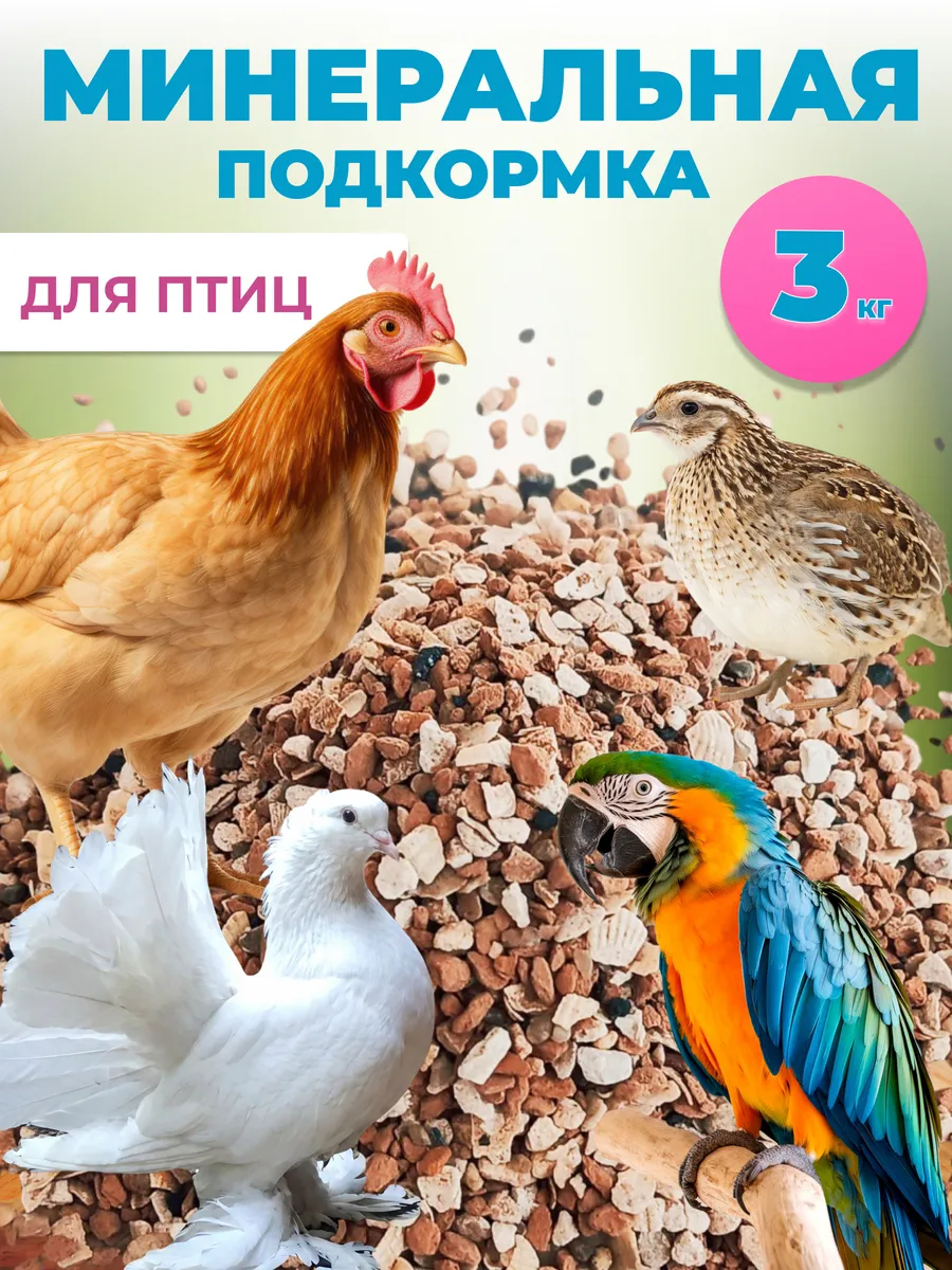 Минеральная подкормка для птиц