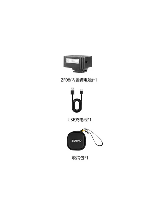 Нет бренда Мини вспышка Viltrox ZF08 Black, черный