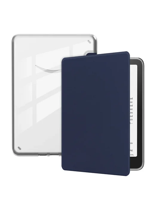 Нет бренда Прозрачный чехол для Amazon Kindle Розовый, розовый, фото 7