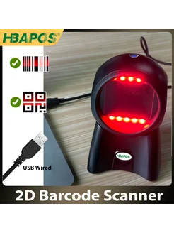HBAPOS Настольный сканер штрих-кодов 1D 2D QR