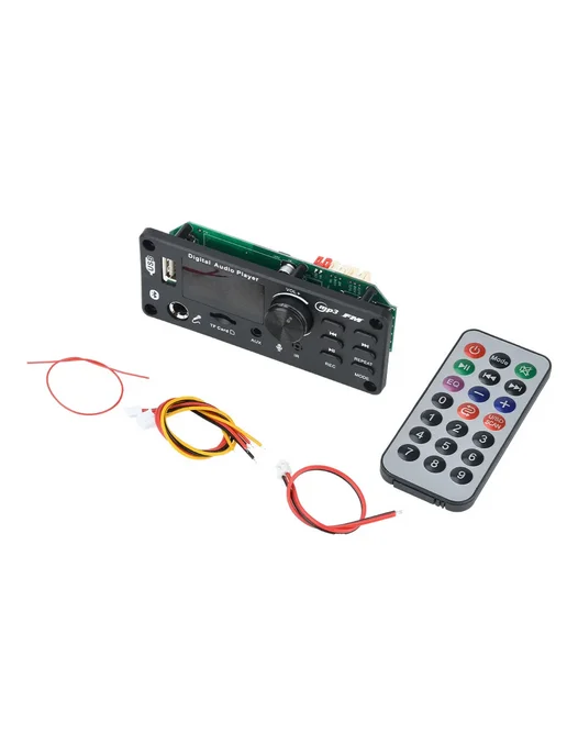 DIY NOW MP3 WMA WAV Декодер плата Bluetooth 5.0, красный, фото 4