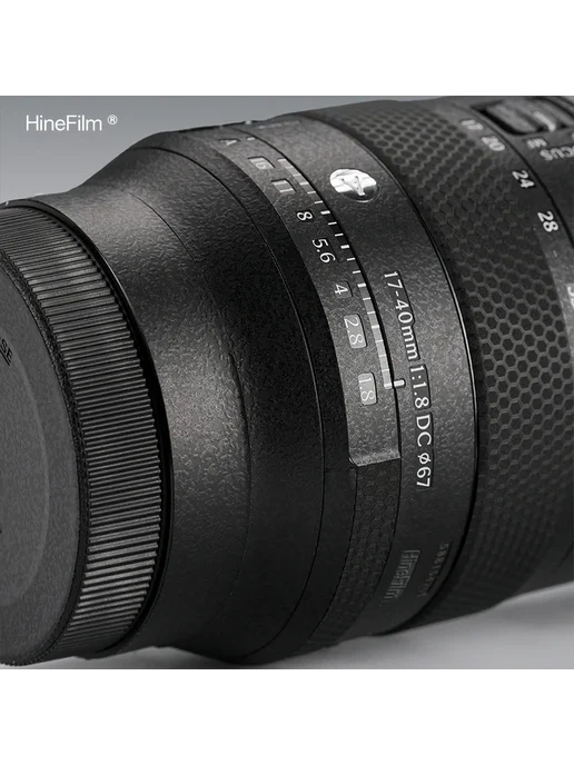 HineFilm пленка для объектива Sigma 17-40 f1.8 Black Splash, белый, фото 6