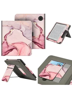Mingfeng Чехол для Kobo Libra Color 2 H2O, Pink marble, розовый