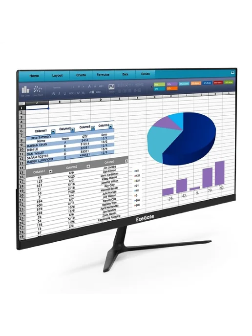 EXEGATE Монитор для ПК 21.5" EX300341RUS VA 1920 x 1080 100Гц, 1920x1080