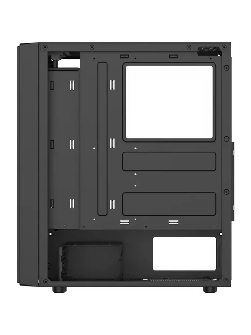 NO NAME Корпус для ПК сталь 0.6 мм ATX 2 USB без БП, вариант, фото 5