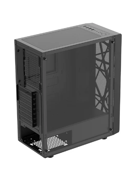 NO NAME Корпус для ПК сталь 0.6 мм ATX 2 USB без БП, вариант, фото 6