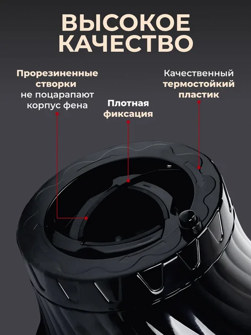 Диффузор для фена универсальный для кудрей насадка, вариант, фото 5