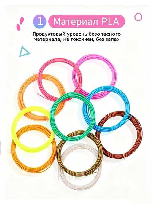 3д ручка набор для детского творчества, синий, фото 8