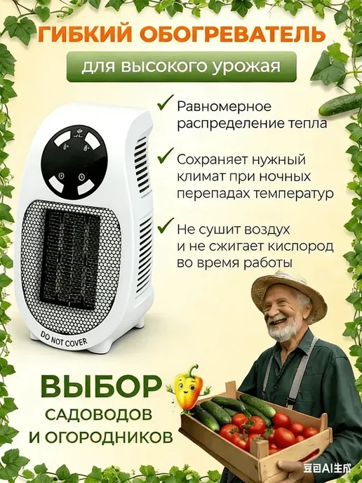 Обогреватель конвекторный, белый, фото 2