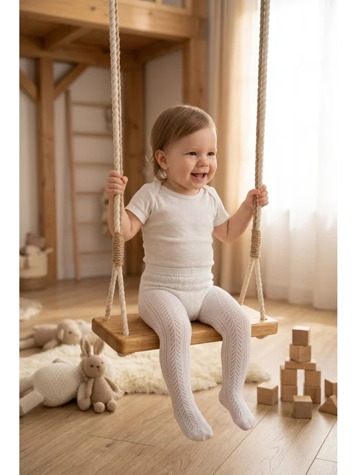 Unicorn baby Колготки детские нарядные ажурные, вариант, фото 2