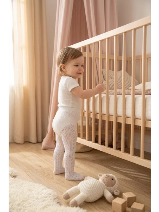 Unicorn baby Колготки детские нарядные ажурные, вариант, фото 3