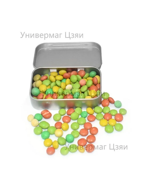 Коробка для хранения длина 9.5 см, ширина 6 см, высота 2 см, серый, фото 4