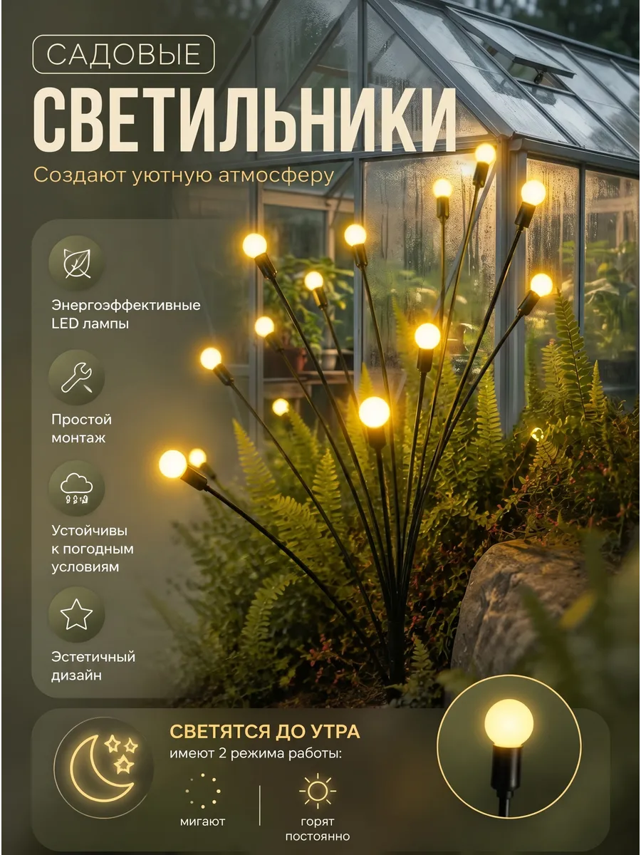Фонарики для сада