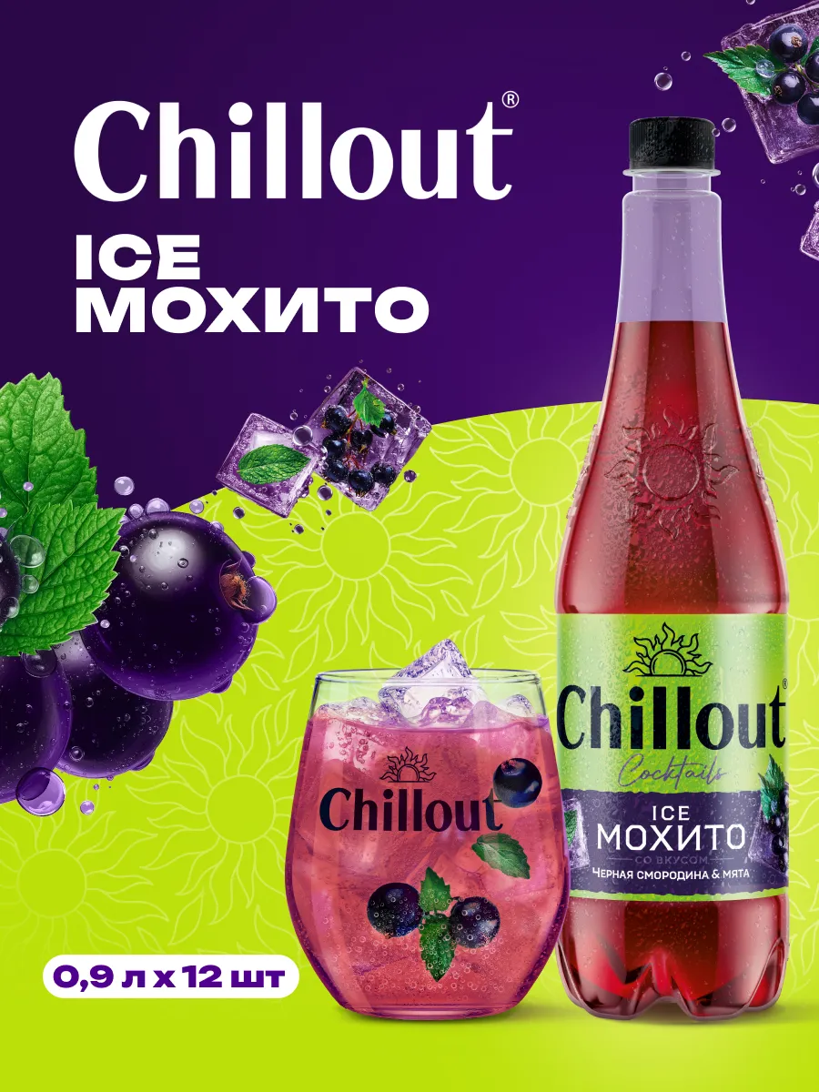 Лимонад "Ice Mojito" газированный 0,9 л х 12 шт