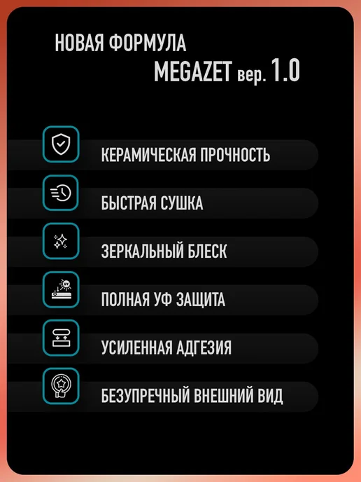 MEGAZET NANO Лак акриловый 2К HS-2 Комплекта, 2,55 л, фото 2