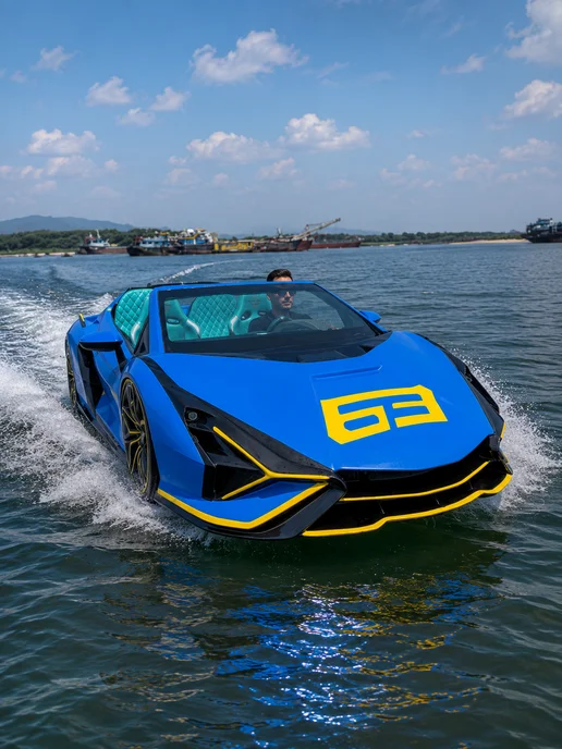Премиальный катер-суперкар Lamborghini SF63, вариант, фото 6